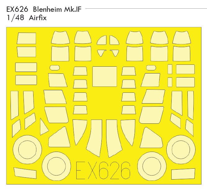 Mask 1/48 Blenheim Mk.IF (AIRF)