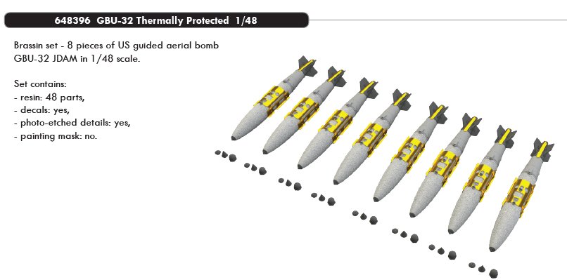 BRASSIN 1/48 GBU-32 Thermally Protected