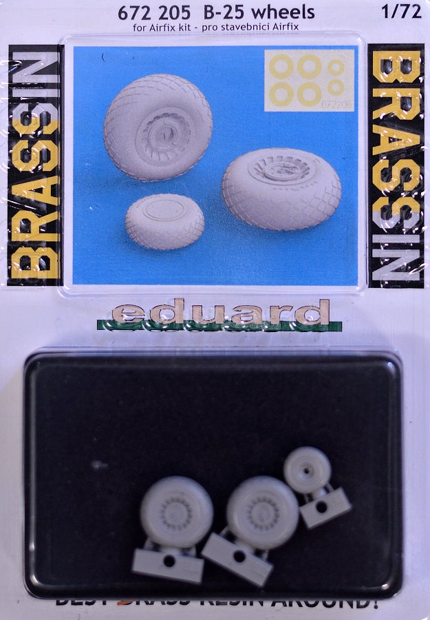 BRASSIN 1/72 B-25 wheels (AIRF)