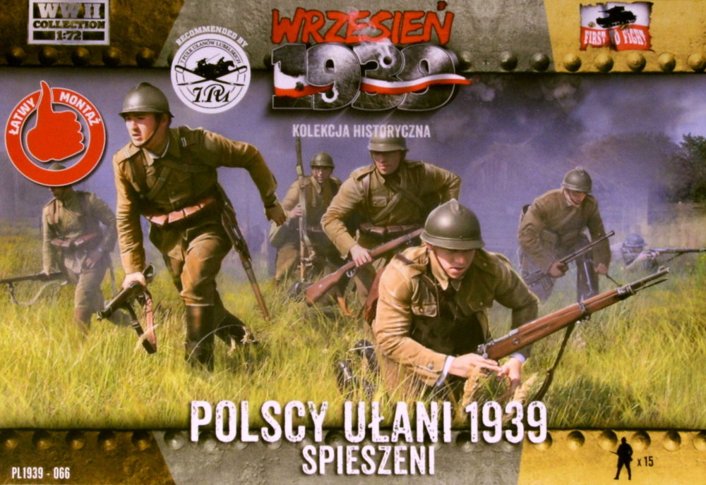 1/72 Polish Uhlans on foot (15 fig.)