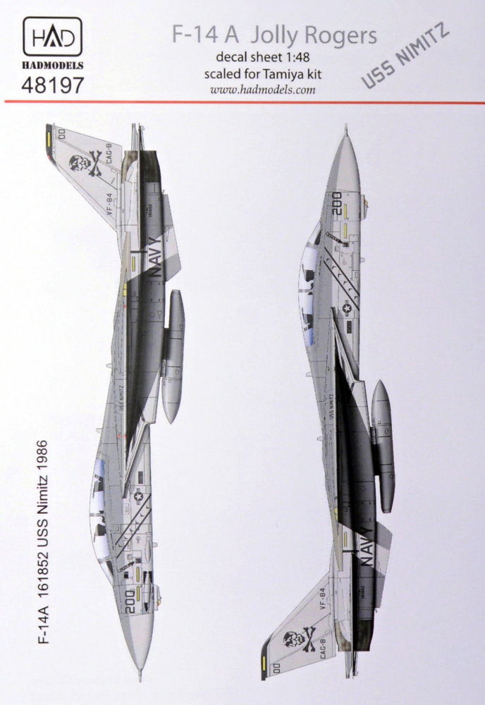 1/48 Decal F-14A Jolly Rogers (USS Nimitz)