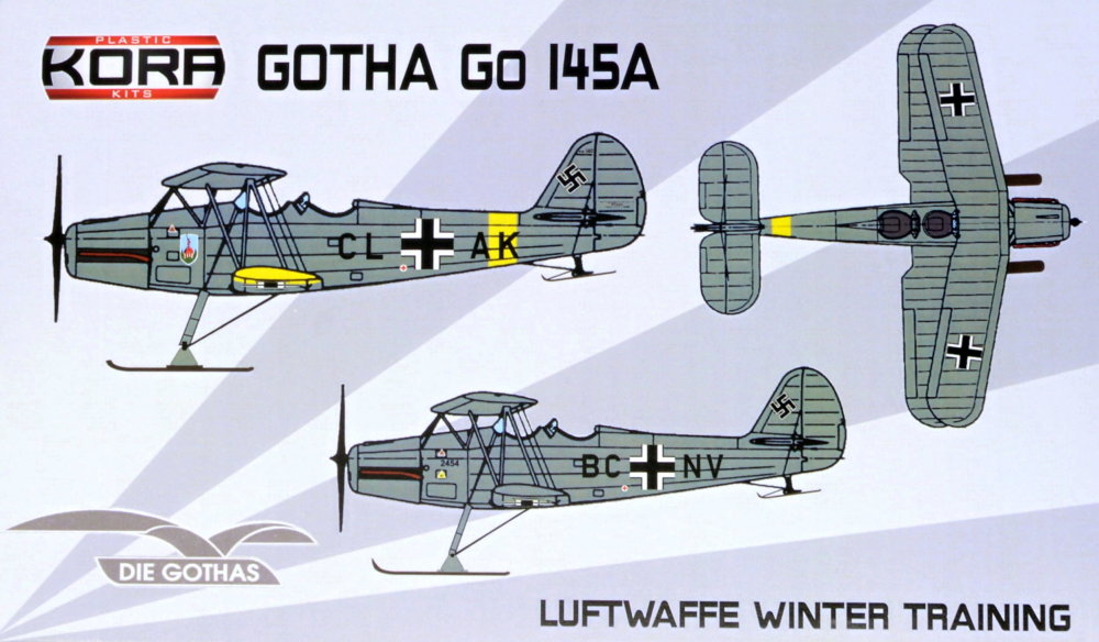 1/72 Gotha Go 145A Luftwaffe Winter Training