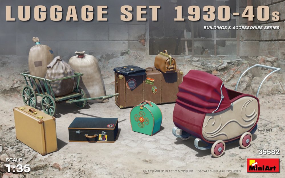 1/35 Luggage Set 1930-40s