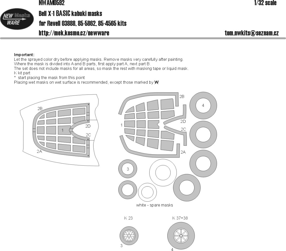 1/32 Mask Bell X-1 BASIC (REV)