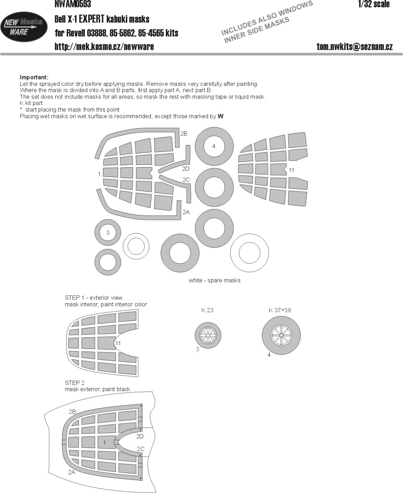 1/32 Mask Bell X-1 EXPERT (REV)