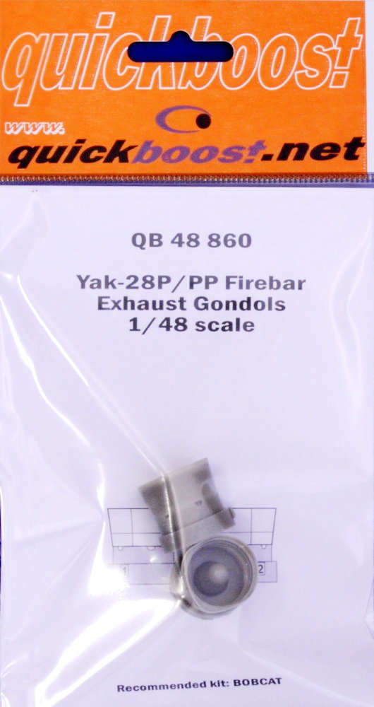 1/48 Yak-28P/PP Firebar exhaust gondols (BOBCAT)