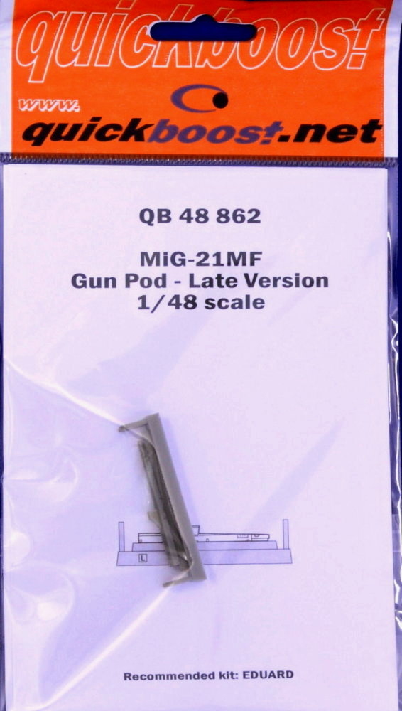 1/48 MiG-21MF gun pod - late version (EDU)