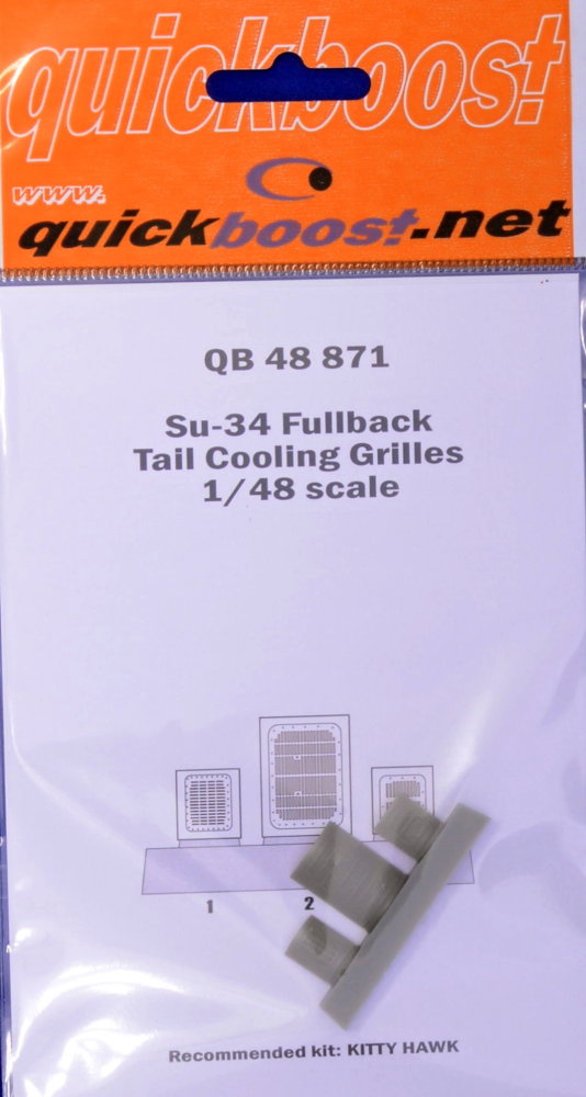 1/48 Su-34 Fullback tail cooling grilles (KITTYH)