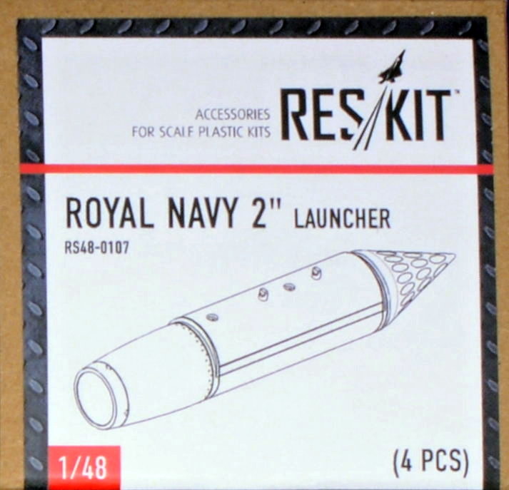 1/48 Royal Navy 2'' Launcher (4 pcs.)