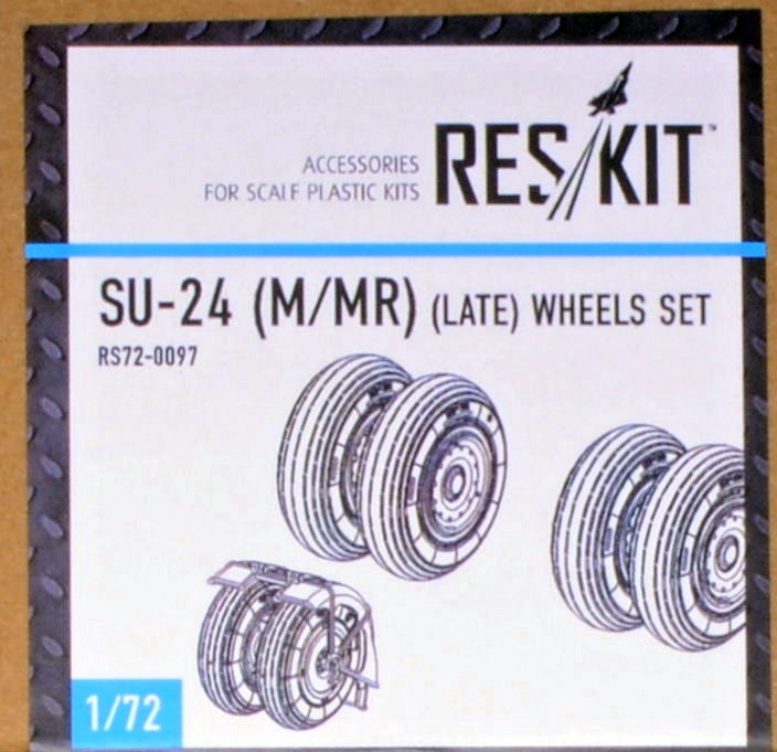 1/72 Su-24 MR/MR late wheels set (DRAG,ZVE,TRUMP)