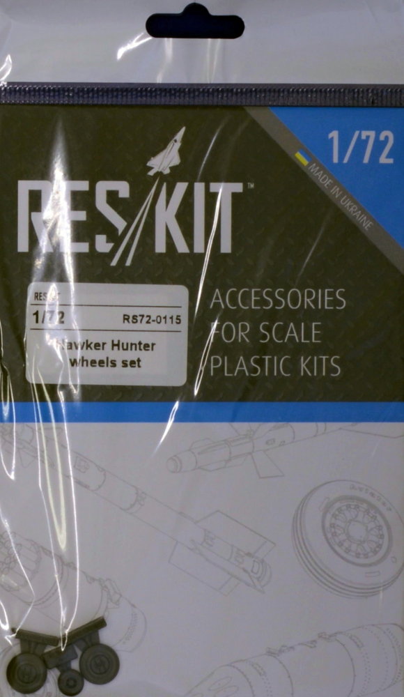 1/72 Hawker Hunter wheels set (REV,AIRF,FROG)