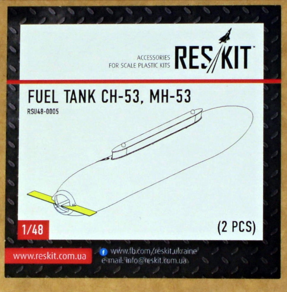 1/48 Fuel tank CH-53, MH-53 (2 pcs.)