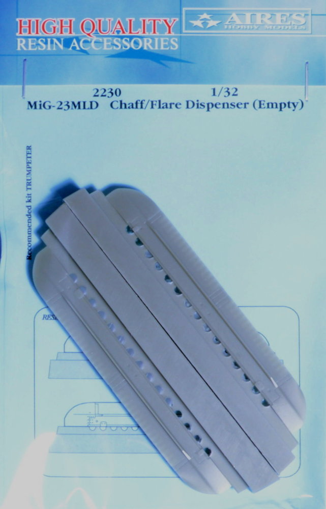 1/32 MiG-23MLD chaff/flare dispenser empty (TRUM)