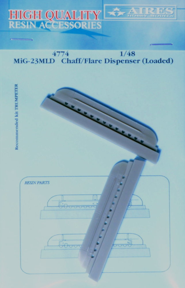 1/48 MiG-23MLD chaff/flare dispenser loaded (TRUM)