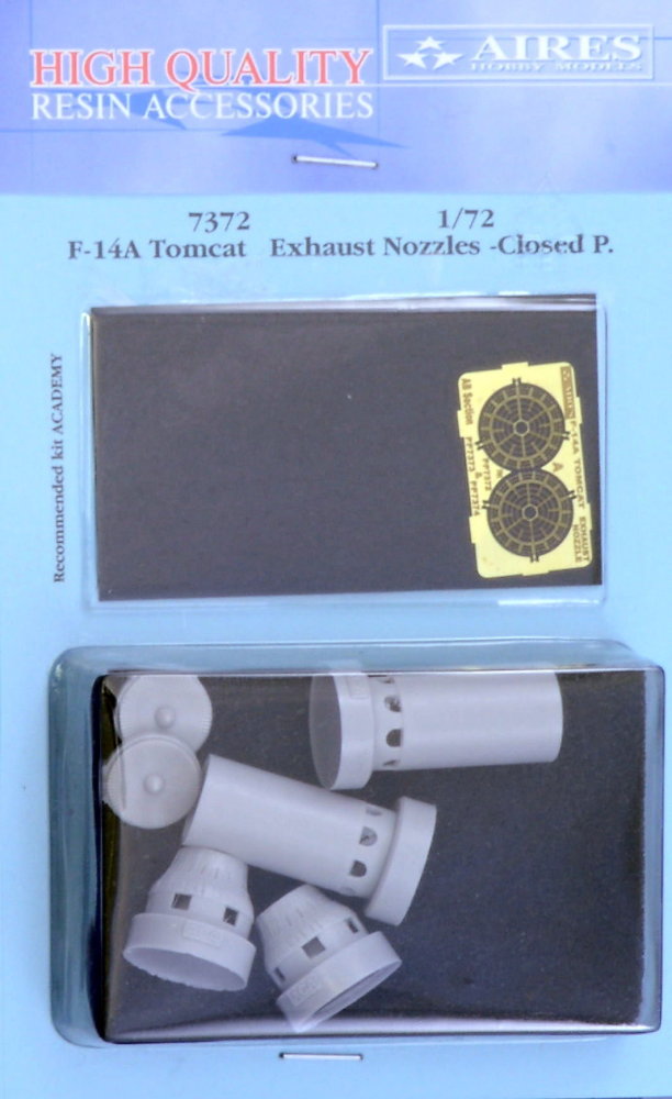 1/72 F-14A Tomcat exhaust nozzles - closed (TRUMP)