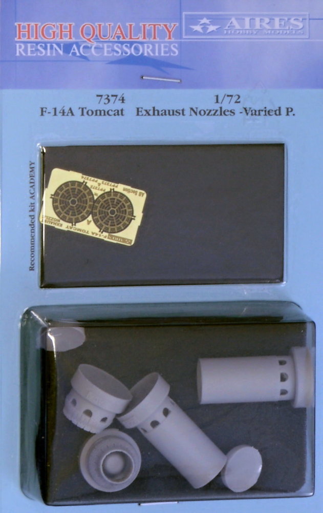 1/72 F-14A Tomcat exhaust nozzles - varied posit.