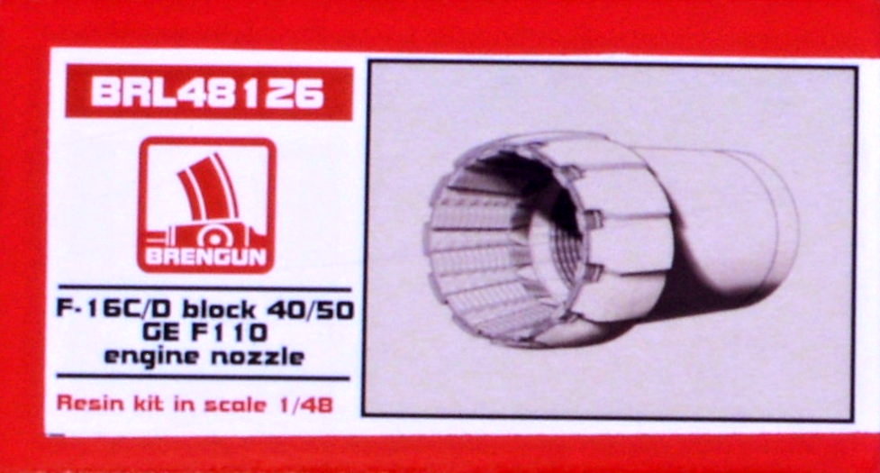 1/48 F-16C-D block 40/50 GE F110 eng.nozzle (TAM)