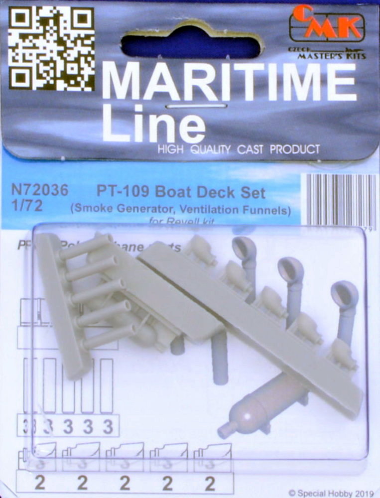 1/72 PT-109 Boat Deck Set (REV)