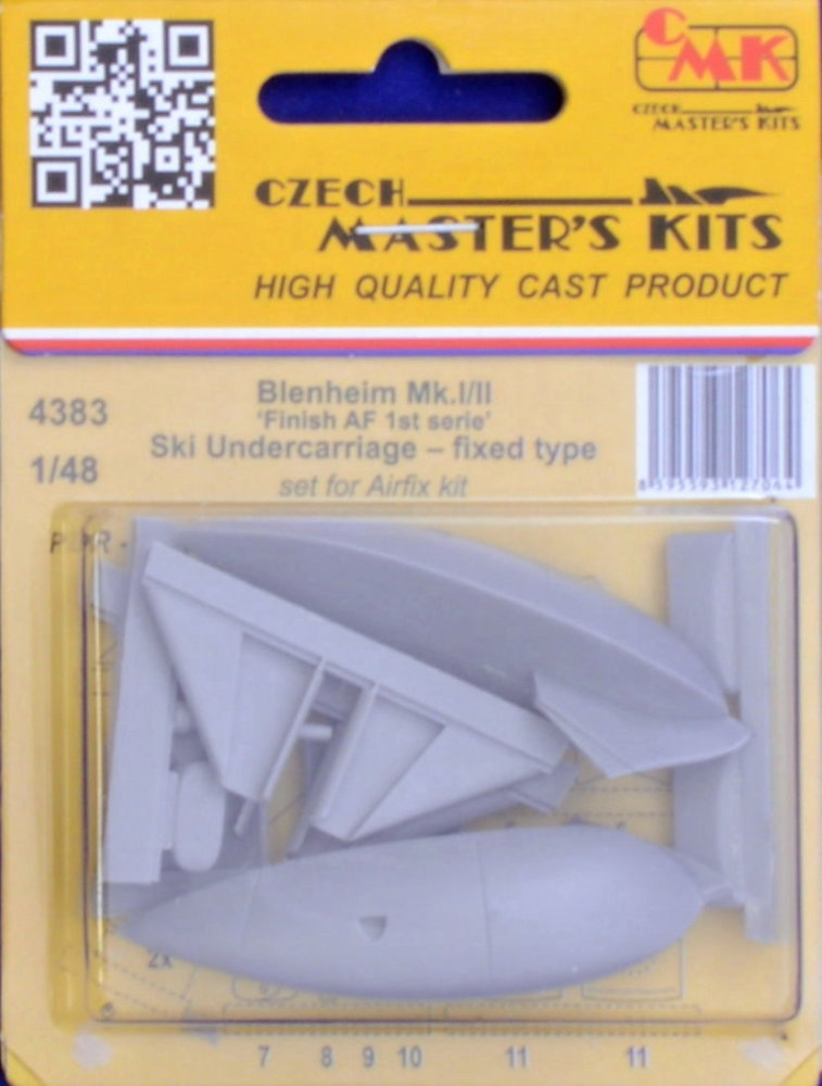 1/48 Blenheim Mk.I/III Ski Undercarriage - fixed