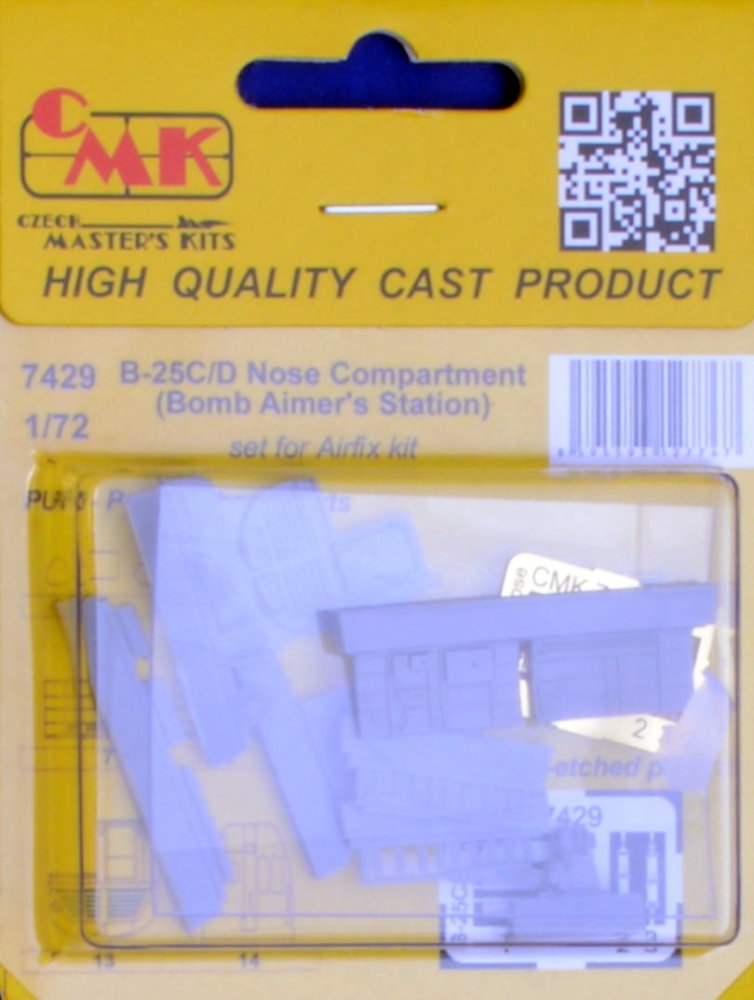 1/72 B-25C/D Nose Compartment (AIRFIX)