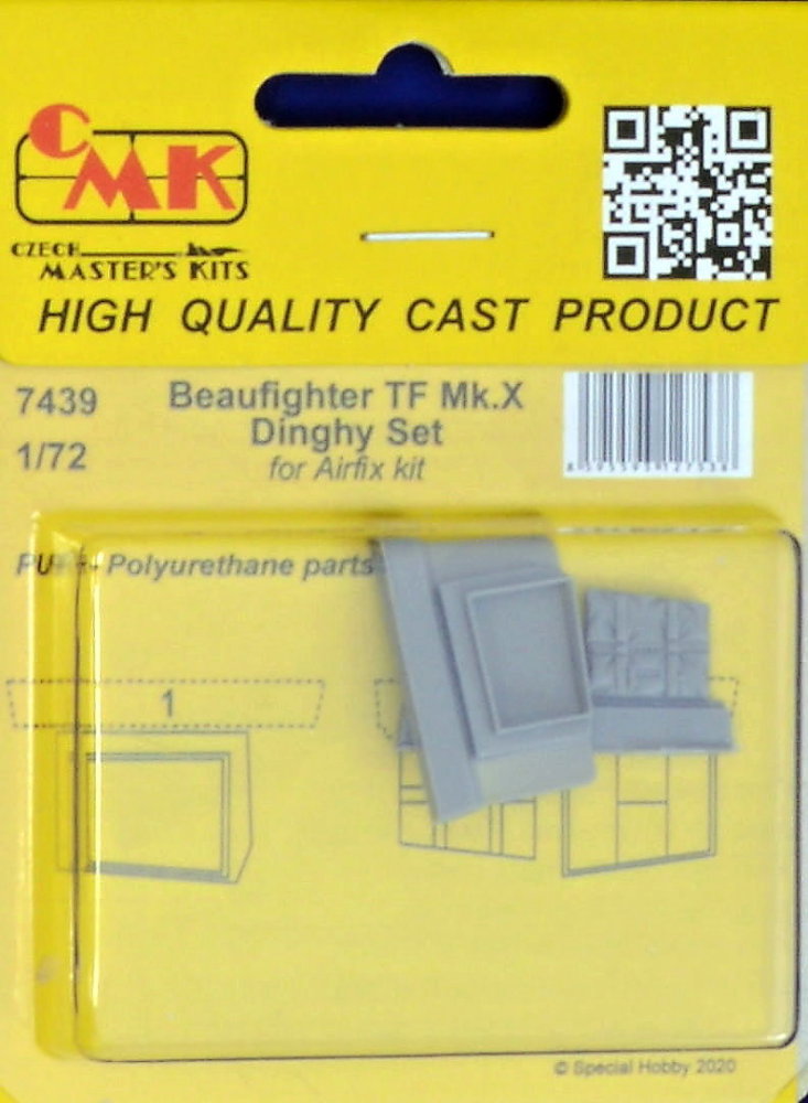 1/72 Beaufighter TF Mk.X Dinghy set (AIRFIX)