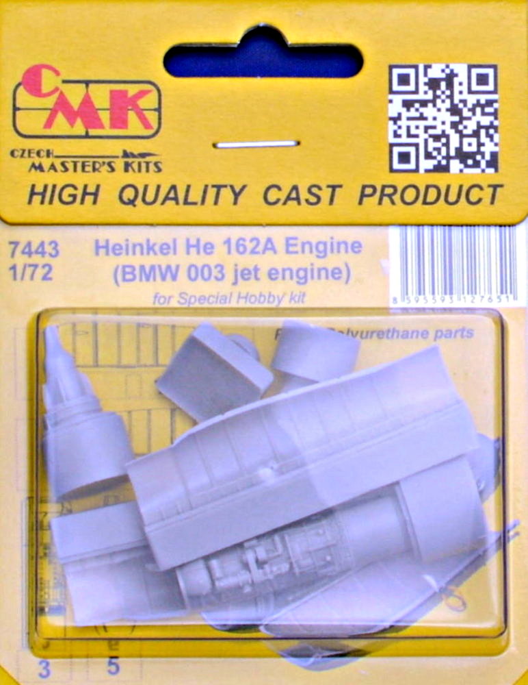 1/72 Heinkel He 162A Engine (BMW 003)