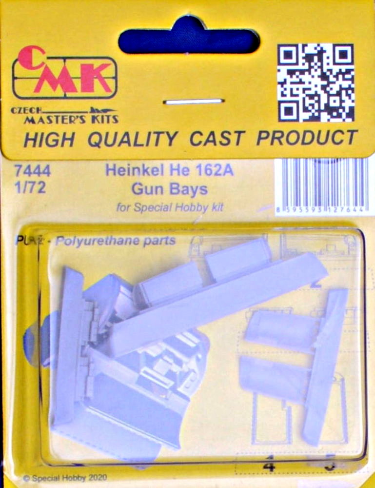 1/72 Heinkel He 162A Gun Bays (SP.HOBBY)