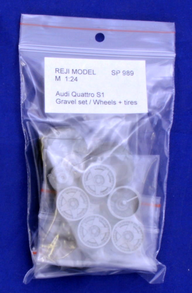 1/24 Wheels/tyres Audi Quattro S1 Gravel set 