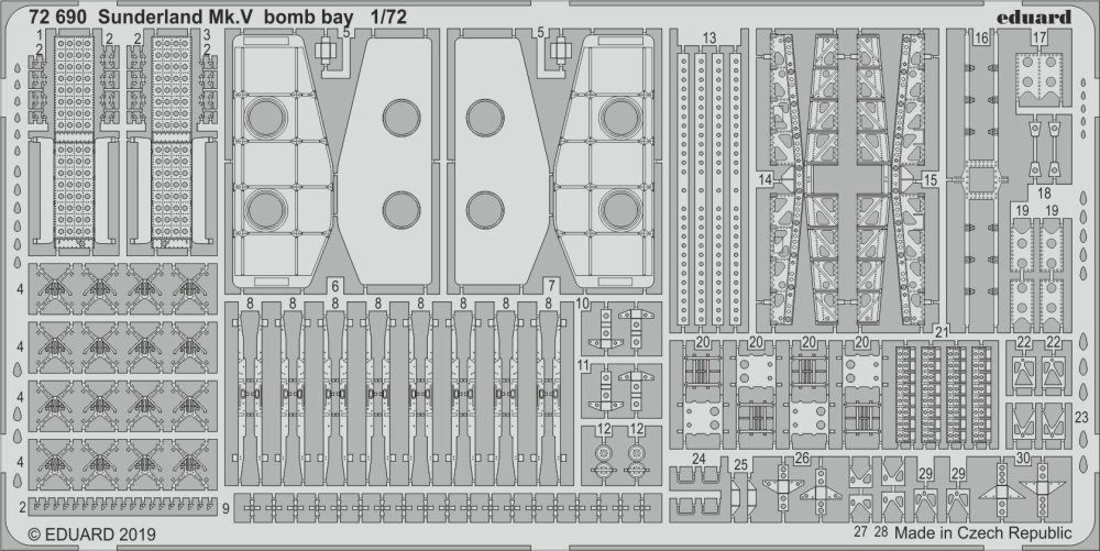 SET Sunderland Mk.V bomb bay (SP.HOB.)