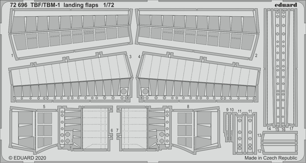 SET TBF/TBM-1 Avenger landing flaps (HAS)