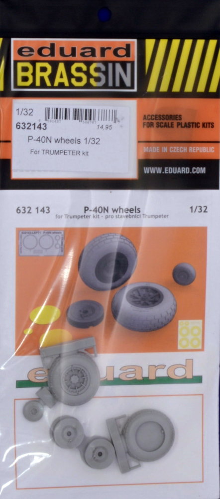 BRASSIN 1/32 P-40N wheels (TRUMP)