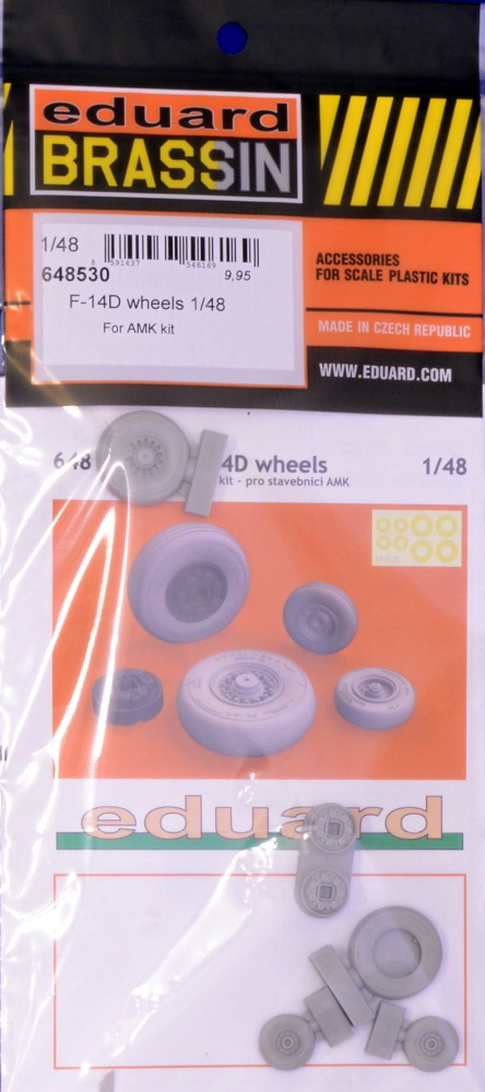 BRASSIN 1/48 F-14D wheels (AMK)