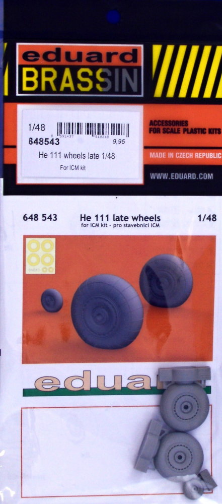 BRASSIN 1/48 He 111 wheels late (ICM)