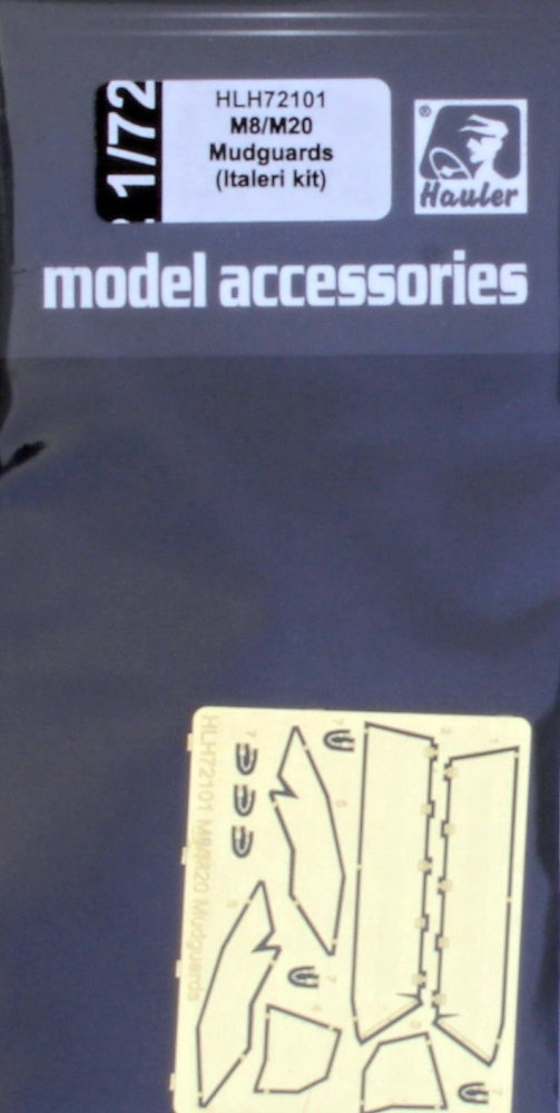 1/72 M8 M20 Mudguards - PE set (ITALERI)