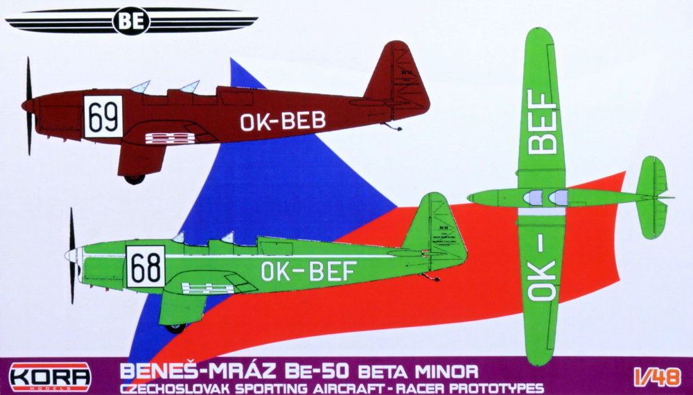 1/48 Be-50 Beta Minor Czechoslov. Racer Prototypes