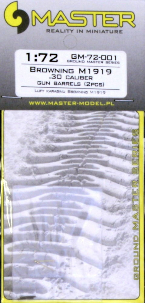 1/72 Browning M1919 .30 cal gun barrels (2 pcs.)