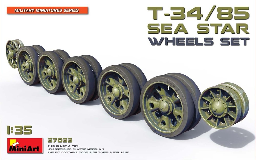 1/35 T-34/85 'Sea Star' - wheels set