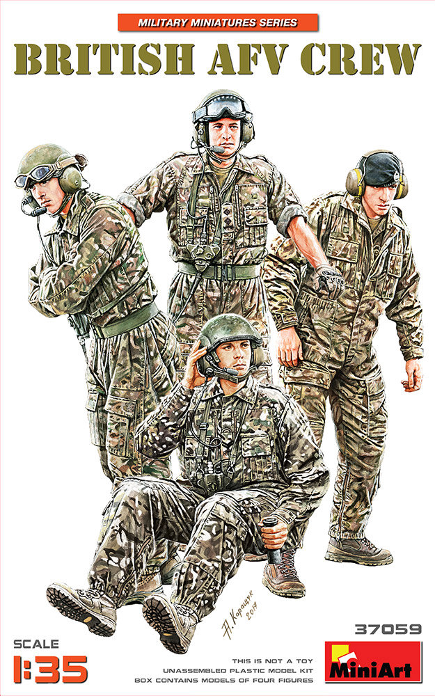 1/35 Bristish AFV Crew (4 fig.)