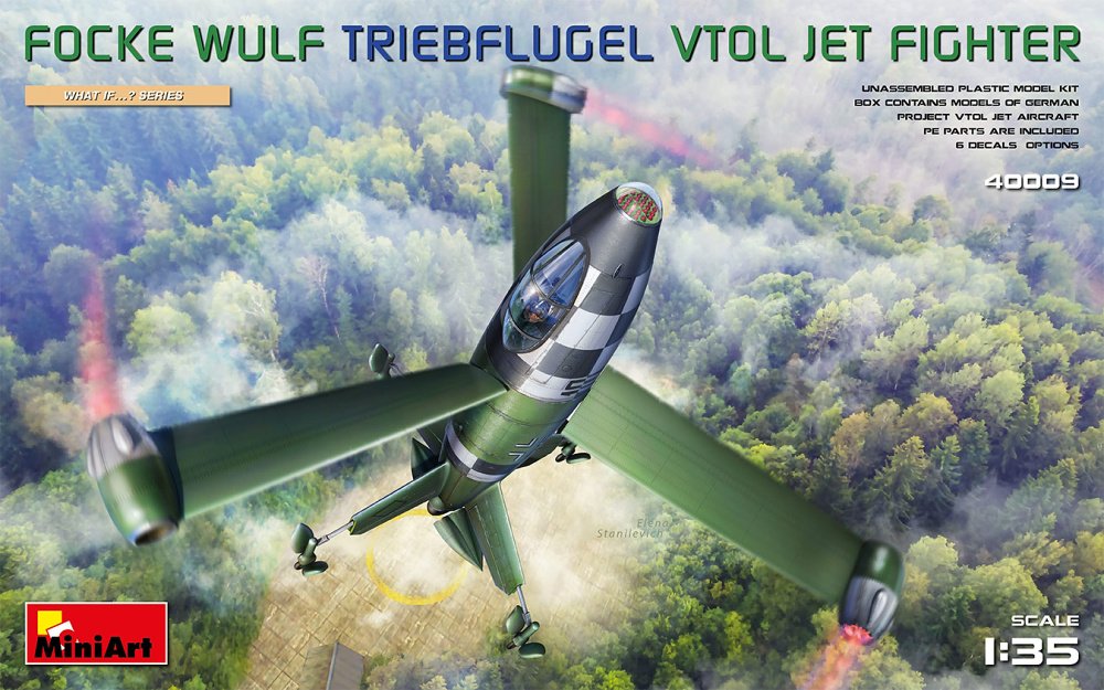 1/35 Focke Wulf Triebflugel VTOL Jet Fighter