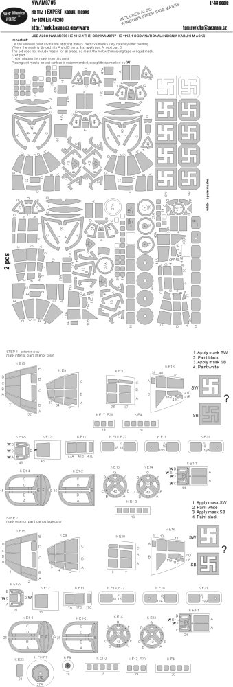 1/48 Mask He-111 Z-1 EXPERT (ICM 48260)