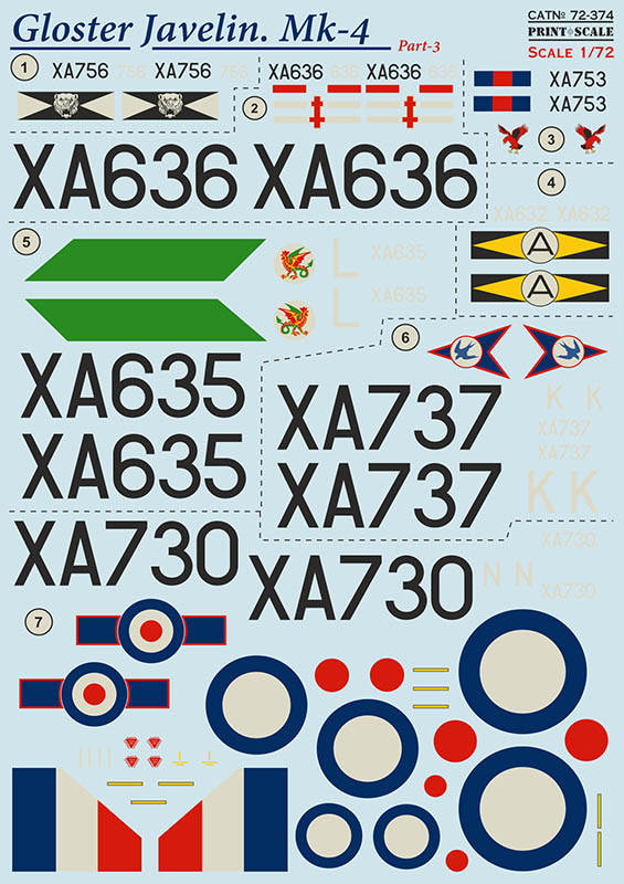 1/72 Gloster Javelin Mk.4 (wet decals) Pt.3