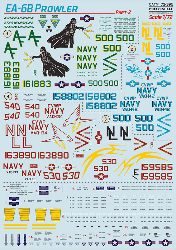 1/72 EA-6B Prowler Part 2 (wet decals)