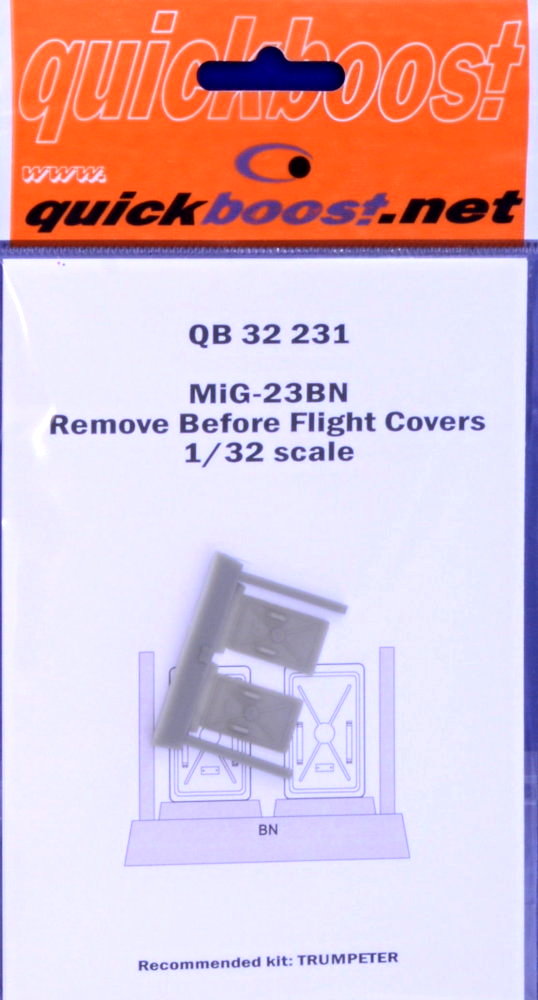 1/32 MiG-23BN remove before flight covers (TRUMP)