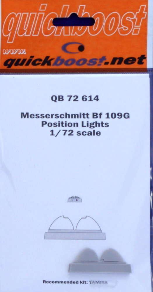 1/72 Bf 109G position lights (TAM)