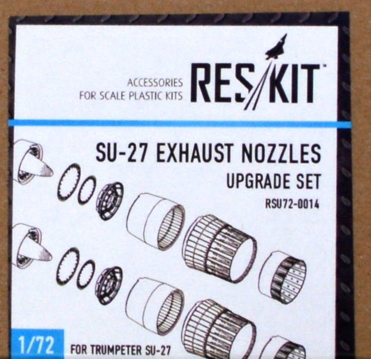 1/72 Su-27 exhaust nozzles (TRUMP)