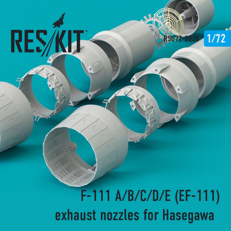 1/72 F-111 A/B/C/D/E (EF-111) exh.nozzles  (HAS)