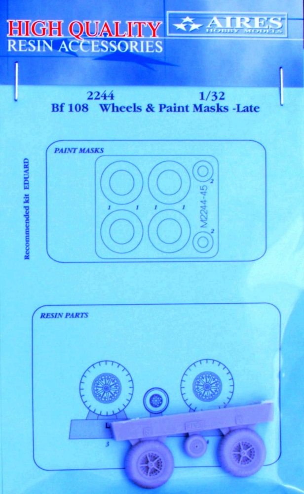 1/32 Bf 108 wheels & paint masks - late (EDU)