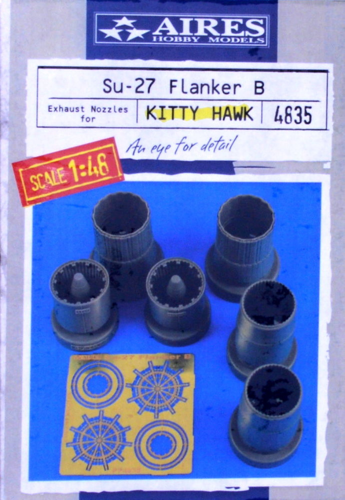 1/48 Su-27 Flanker B exhaust nozzles (KITTYH)