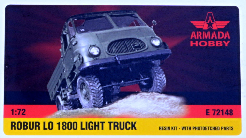 1/72 ROBUR LO 1800 Light Truck (resin kit w/ PE)