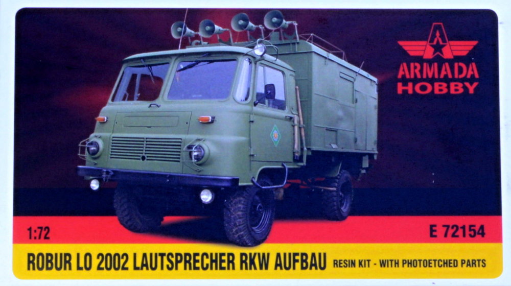 1/72 ROBUR LO 2002 Lautsprecher RKW Aufbau